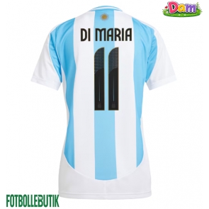 Argentina Angel Di Maria #11 Hemmatröja Kvinnor Copa America 2024 Kortärmad